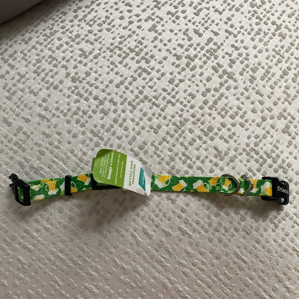 XS St Patrick’s Day dog collar by Frisco sold out!